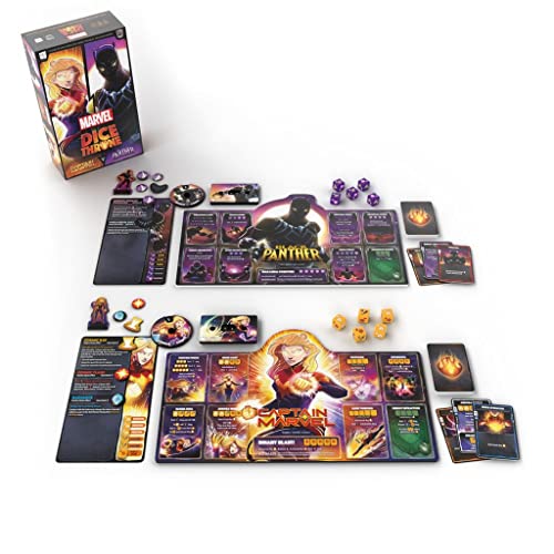 USAopoly Marvel Dice Throne - Captain Marvel vs Black Panther Board Game 6