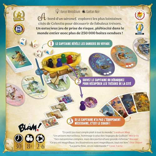Blackrock Editions Celestia Card Game for 2-6 Players, Ages 8+, 30-Minute Play Time (French Version) 8