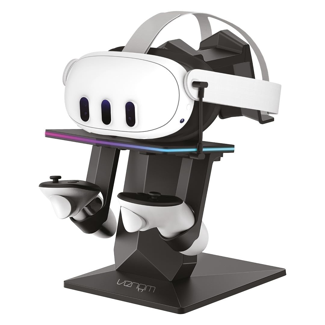 Venom RGB Charging Stand for Meta Quest 3S, Quest 3, Quest 2 & Quest Pro 7