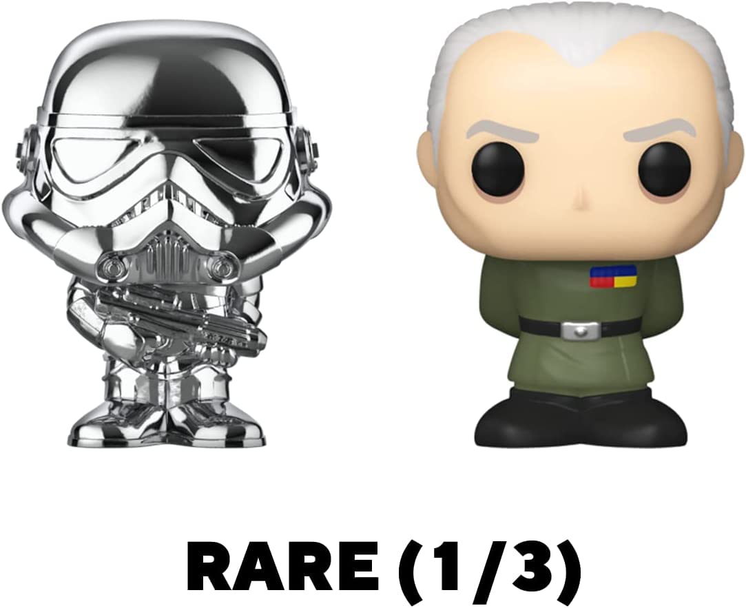 Funko Bitty POP! Star Wars - Luke Skywalker, Obi-Wan Kenobi, Jawa & Mystery Mini Figure 4-Pack with Display Shelf 5