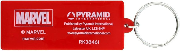 Pyramid International Marvel Rubber Keychain, Multi-Colour, 4 x 6 x 1.3 cm