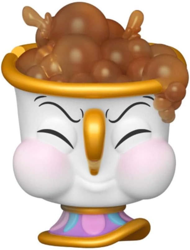 Funko Pop! Disney Beauty and The Beast - Chip With Bubbles Vinyl Figure (889698365130)