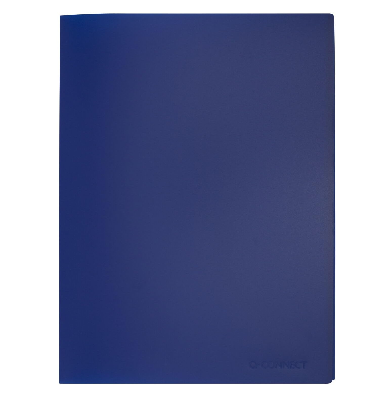 Q-Connect A4 Presentation Display Book - 40 Pockets | Blue Polypropylene | Copy Safe