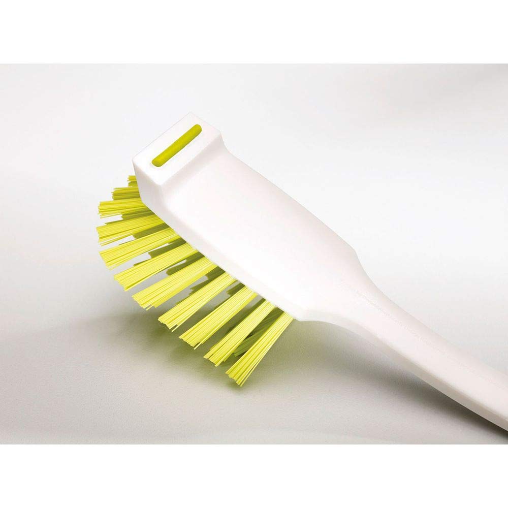 Joseph Joseph Edge Dish Brush - Integrated Sink Rest & Scraper | Green 2