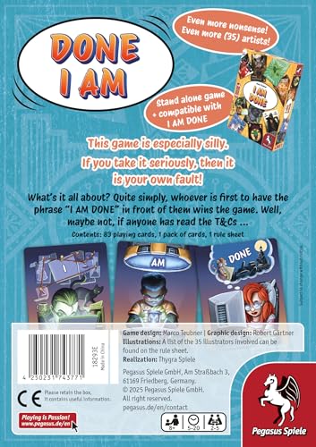 Pegasus Spiele DONE I AM Card Game 5