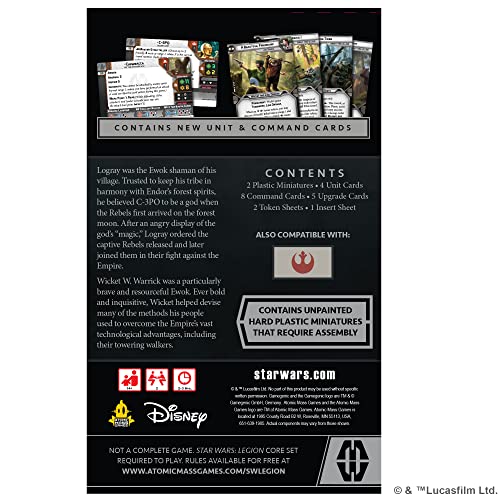 Star Wars Legion: Logray &amp; Wicket Commander