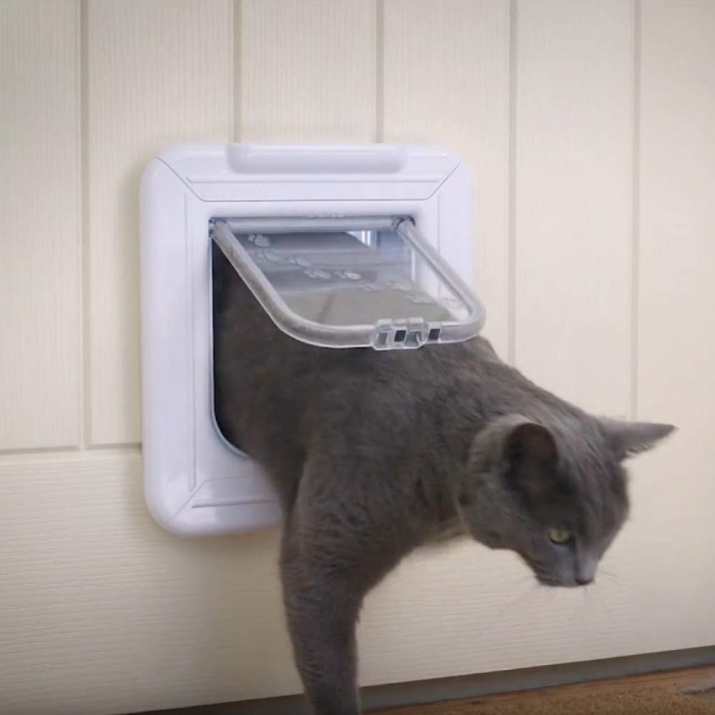 Cat Mate Elite Microchip Cat Flap with Digital Timer & LCD Display | Fits up to 100mm Thick Walls 2