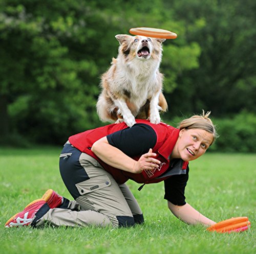 TRIXIE Dog Activity Bite-Proof Disc | Flexible Plastic, 23 cm Diameter | Tournament Approved 4