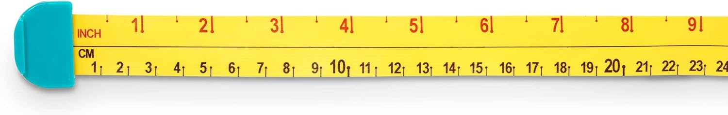 Battat Big Tape Measure Toy - Working Reel & Easy-Hold Handle for Pretend Play - Ages 2+ 2