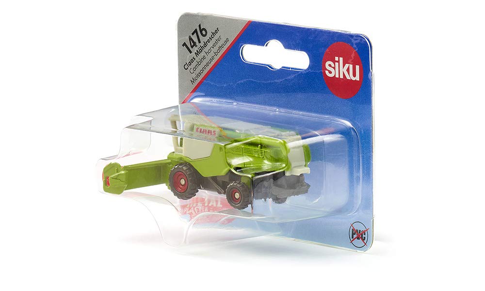 SIKU 1476 Claas Combine Harvester Scaled Model | Metal/Plastic | Green | Movable Winch 8
