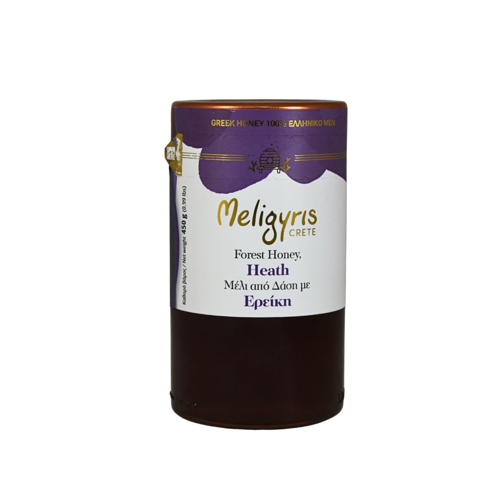 Meligyris Forest & Heather Honey - 100% Natural Raw Honey | 450g | Greece