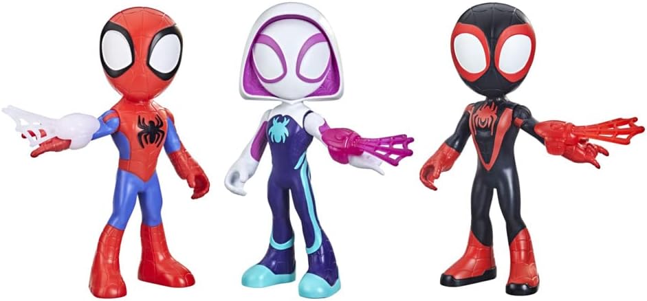 Marvel Spidey and His Amazing Friends Supersized Hero 22.5-cm Action Figures 3-Pack - Ages 3+ 1