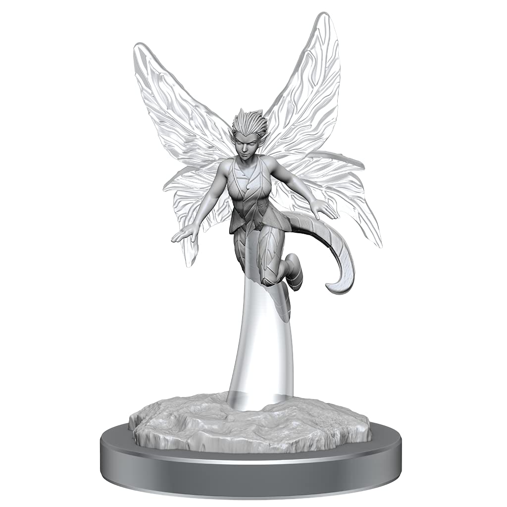 WizKids Critical Role Unpatined Miniatures - Wisher Pixies (6 Pack) | Unpainted Plastic Resin