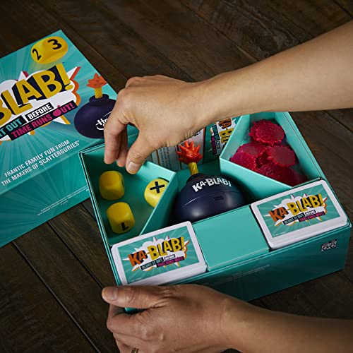 Hasbro Gaming Ka-Blab! Family Party Board Game for 2-6 Players, Ages 10+