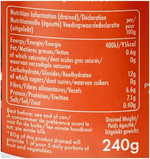 LAILA Canned Red Kidney Beans - 400g | High in Protein & Fibre | Ready to Eat 3