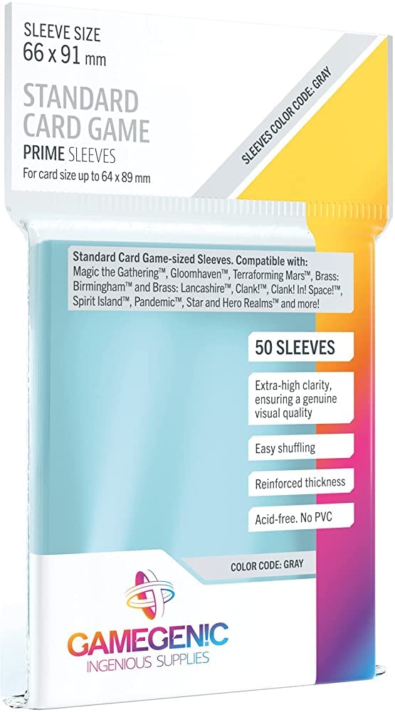 Gamegenic Prime Standard Card Game Sleeves (GG1048)