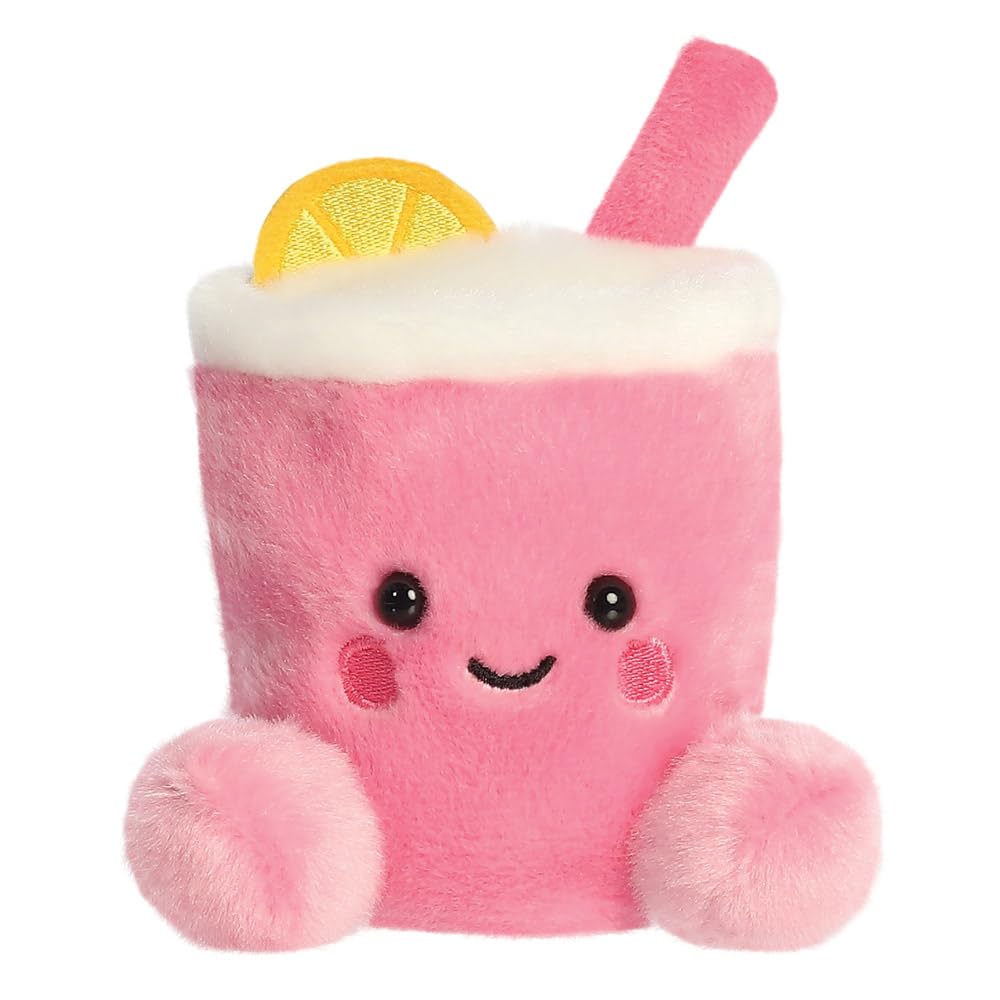 Palm Pals Zelie Pink Lemonade 5" Plush Toy - Pink Lemon Slice Design 3