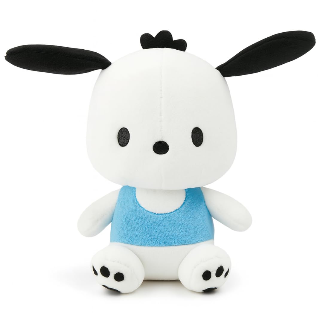 Pochacco Sanrio Plush 15cm Sitting Dog - Official Hello Kitty & Friends Soft Toy 7