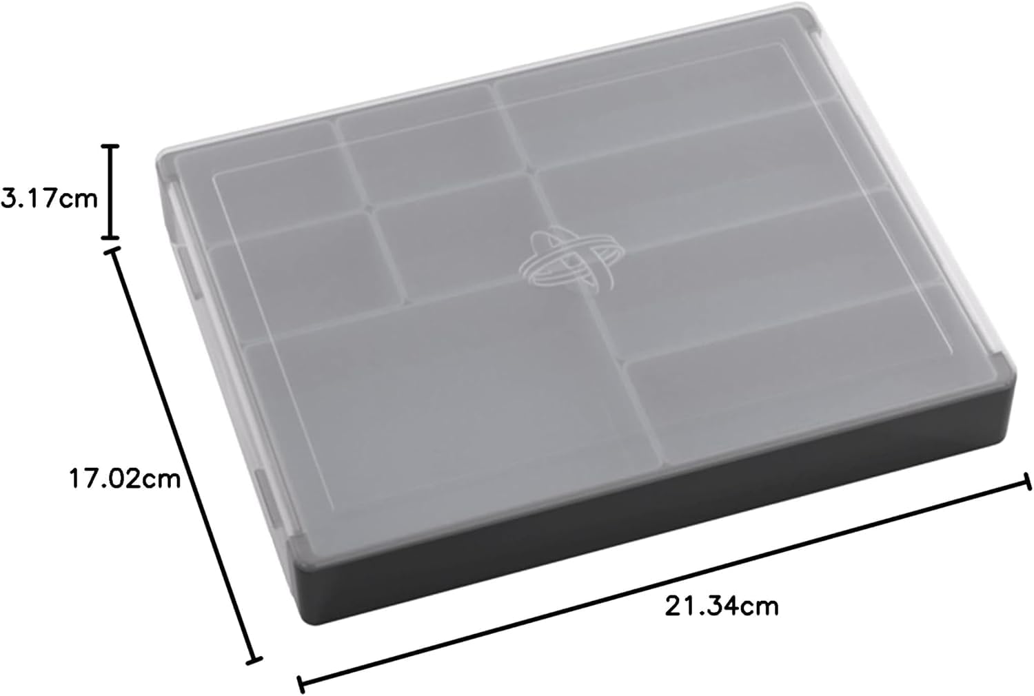 Gamegenic Token Silo Storage Box - Solid Black | Modular & Stackable | Includes 9 Trays 2