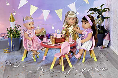 BABY Born 831076 EA Happy Birthday Partytisch, bunt