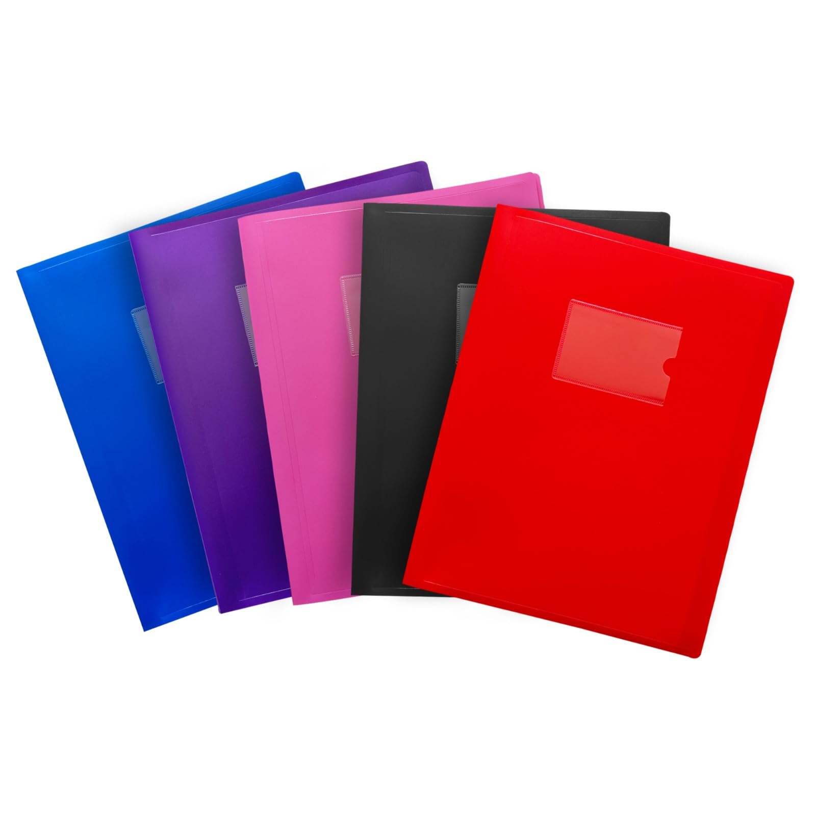 Janrax A4 Pink Flexible Cover Presentation Book - 20 Pockets | Copy Safe | Acid Free 5