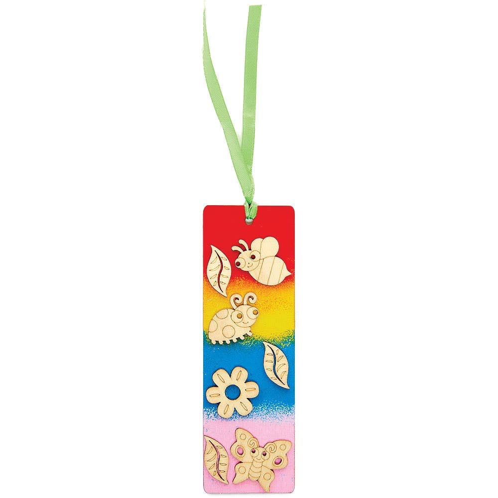 Baker Ross FC721 Bug Mini Wooden Shapes - Pack of 100, Wood Crafts for Kids, Card Making Supplies