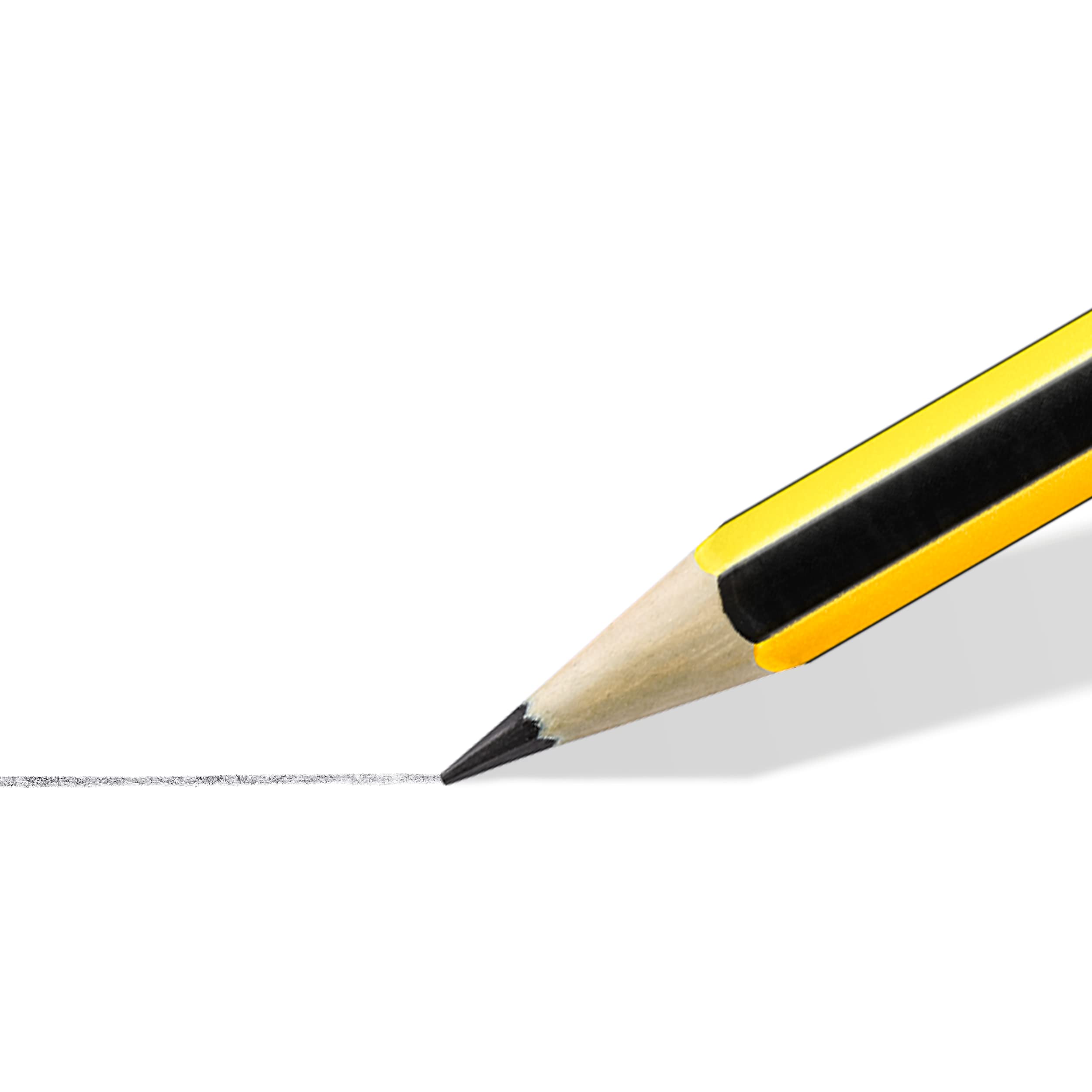 STAEDTLER Noris School Graphite Pencils 121-S BK5D - Assorted Degrees (2B, B, HB, H, 2H) | Pack of 5 4