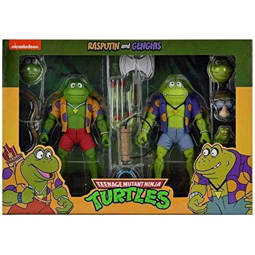 NECA Teenage Mutant Ninja Turtles Punk Frogs Genghis & Rasputin 7-Inch Action Figure 2-Pack 1