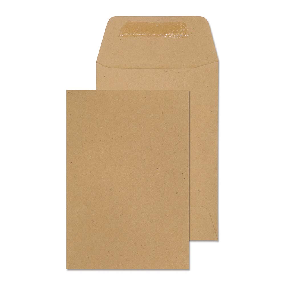 Blake Purely Everyday Gummed Catalogue Envelopes - 98 x 67 mm, 80 gsm, Manilla, Pack of 100