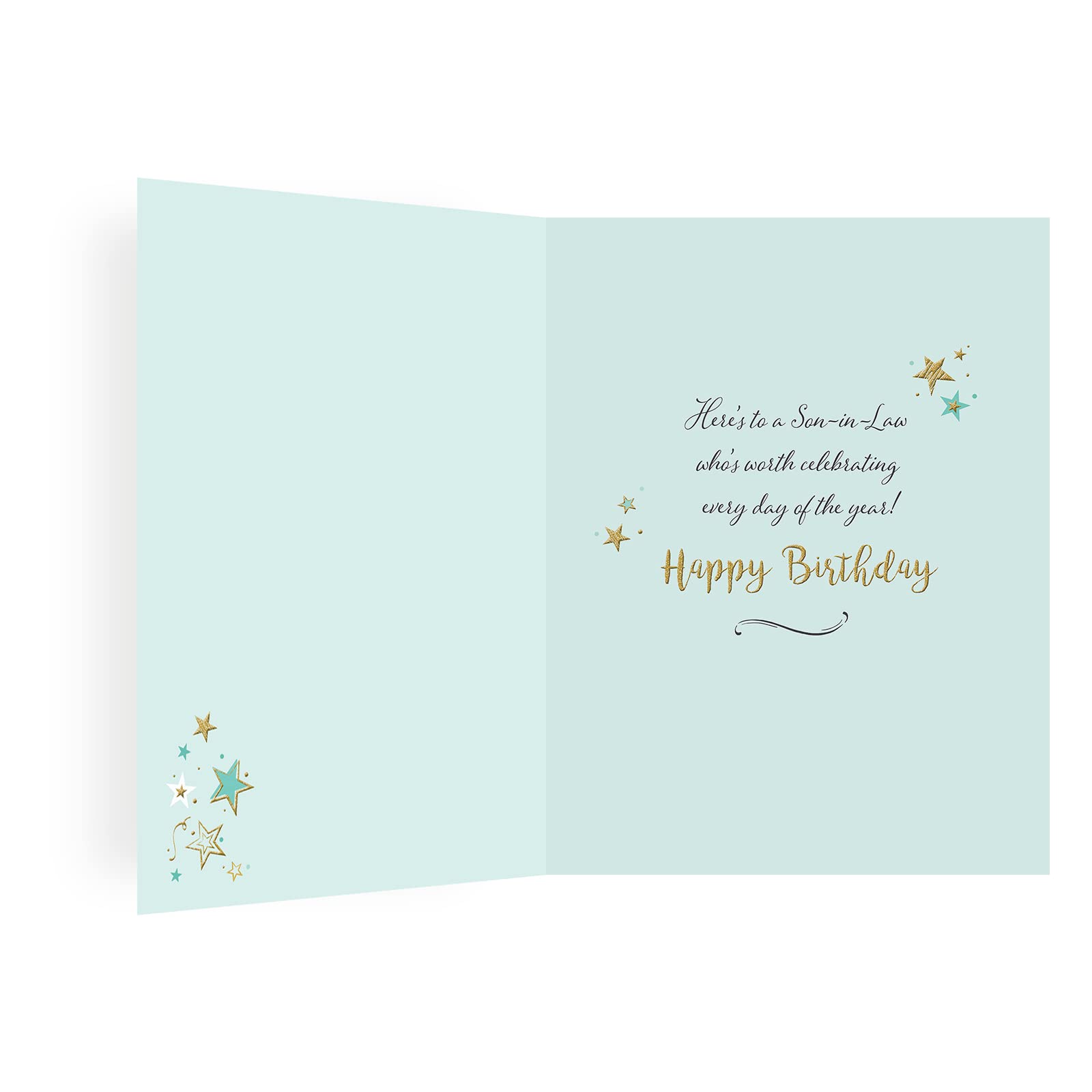 Piccadilly Greetings Son In Law Birthday Card | 8 x 6 Inches | Made in the UK 2