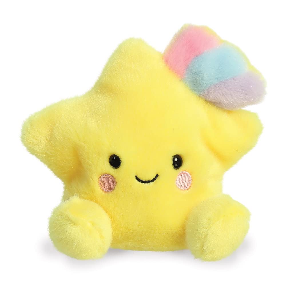 AURORA Palm Pals Pisces Shooting Star Soft Toy - Yellow, Medium, Suitable from Birth 1
