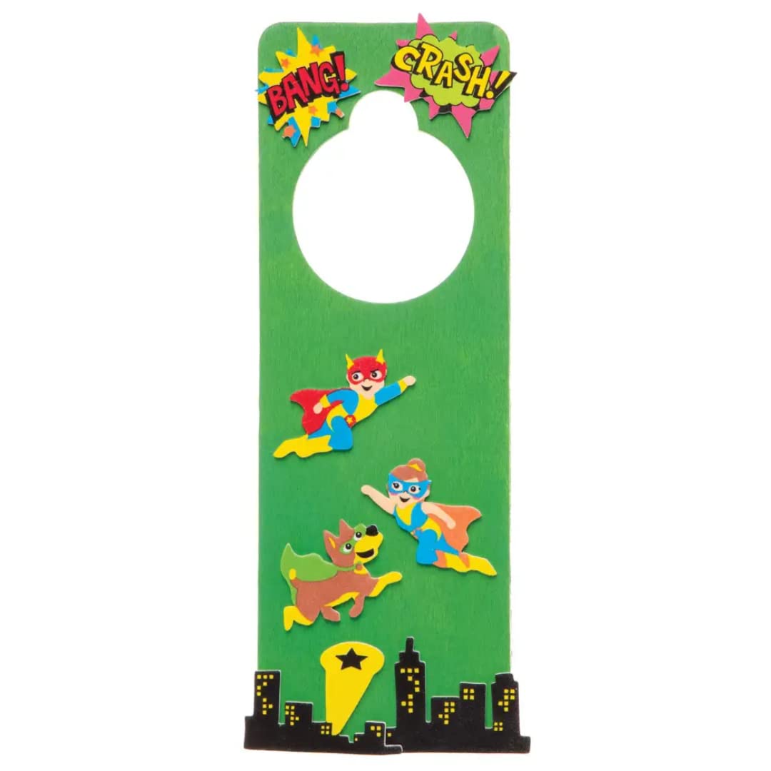 Baker Ross Star Hero Foam Stickers AW547 - 120 Pack, 30-50mm | Asst Colours 4