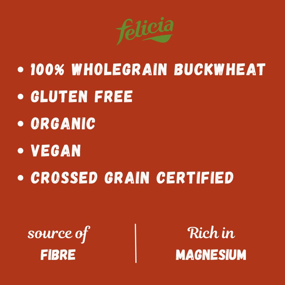 Felicia Organic Buckwheat Spaghetti – Gluten Free 100% Whole Buckwheat Flour (250 g) 8