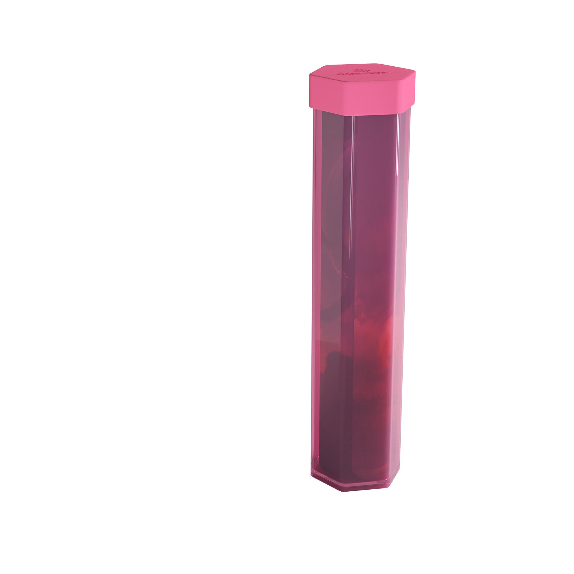 Gamegenic Pink Playmat Tube for Board Games and Card Games 1