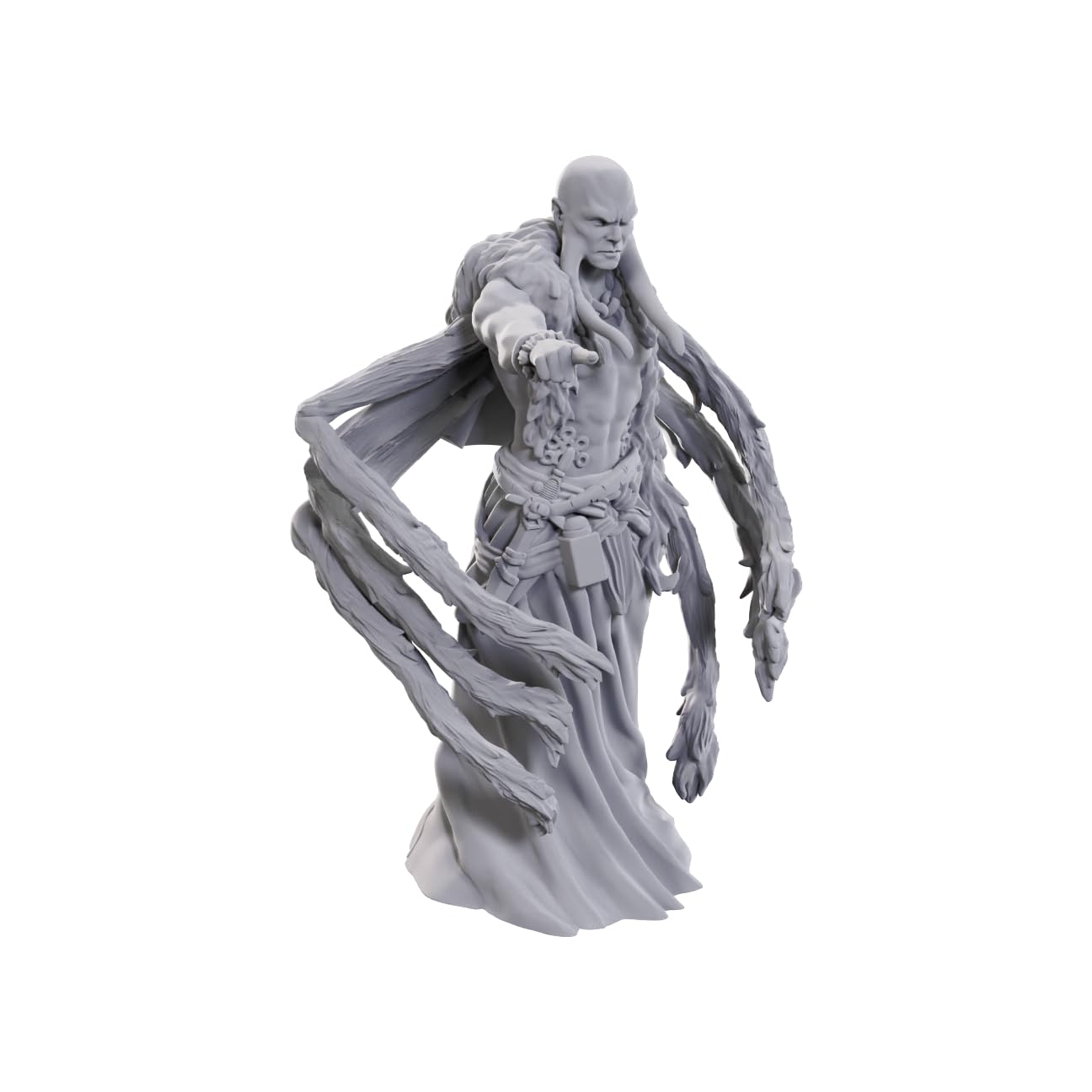 WizKids D&D Nolzur's Marvelous Miniatures - Kraken Priest (Wave 24) | Unpainted Plastic Figure 1