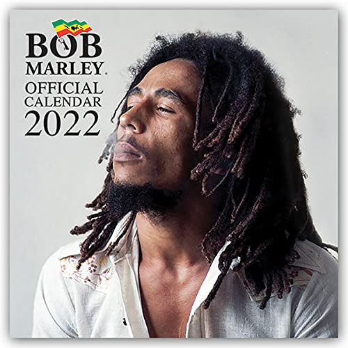 Bob Marley - Official 2022 Wall Calendar [16-Month, Multilingual, 12" x 12"] by Pyramid International