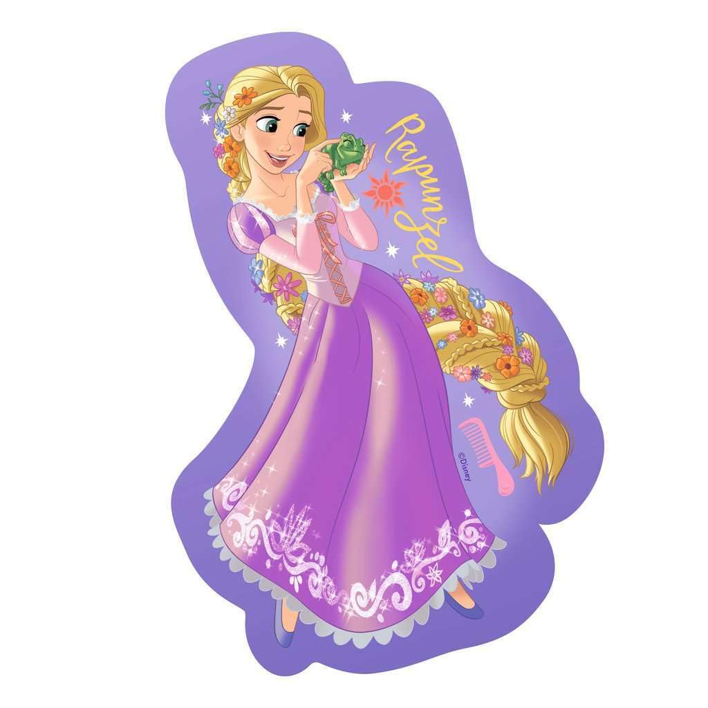 Ravensburger Disney Princess Shaped Jigsaw Puzzles Set - 4 Puzzles (10, 12, 14, 16 Pieces) for Ages 3+ 3