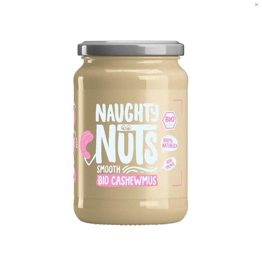 Naughty Nuts - Bio Cashew Butter Smooth (100% Organic Cashew Nuts, No Palm Oil, No Added Sugar) 1