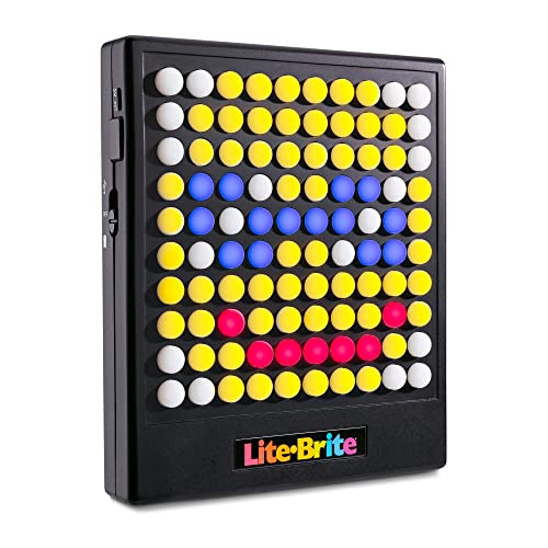 Lite Brite Basic Fun LED Light Up Drawing Board - 7 Colors, 5 Animations | Ages 6+