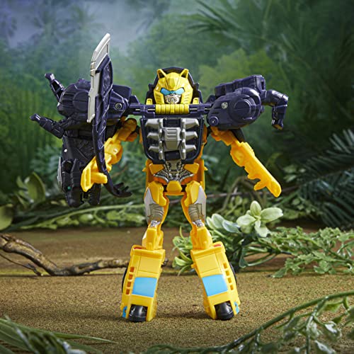 TRANSFORMERS Beast Combiner 2-Pack Bumblebee with Snarlsaber - Convertible Action Figures for Ages 6+