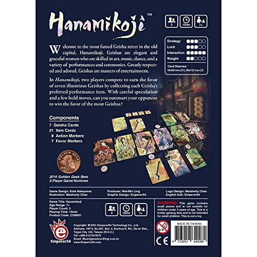 Hanamikoji – Brettspiel