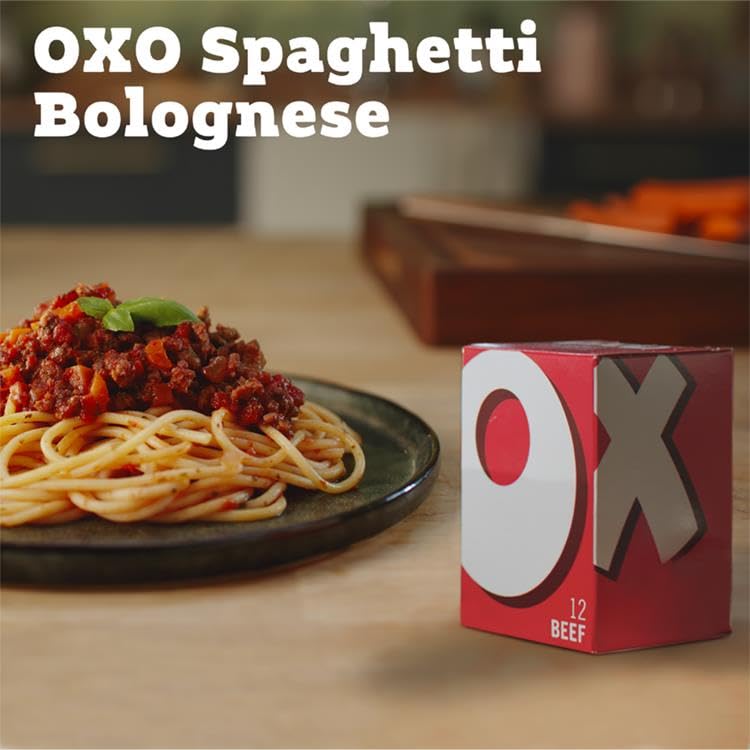 OXO Reduced Salt Beef Stock Cubes - 24 Pack | Big Flavour | 142g 9