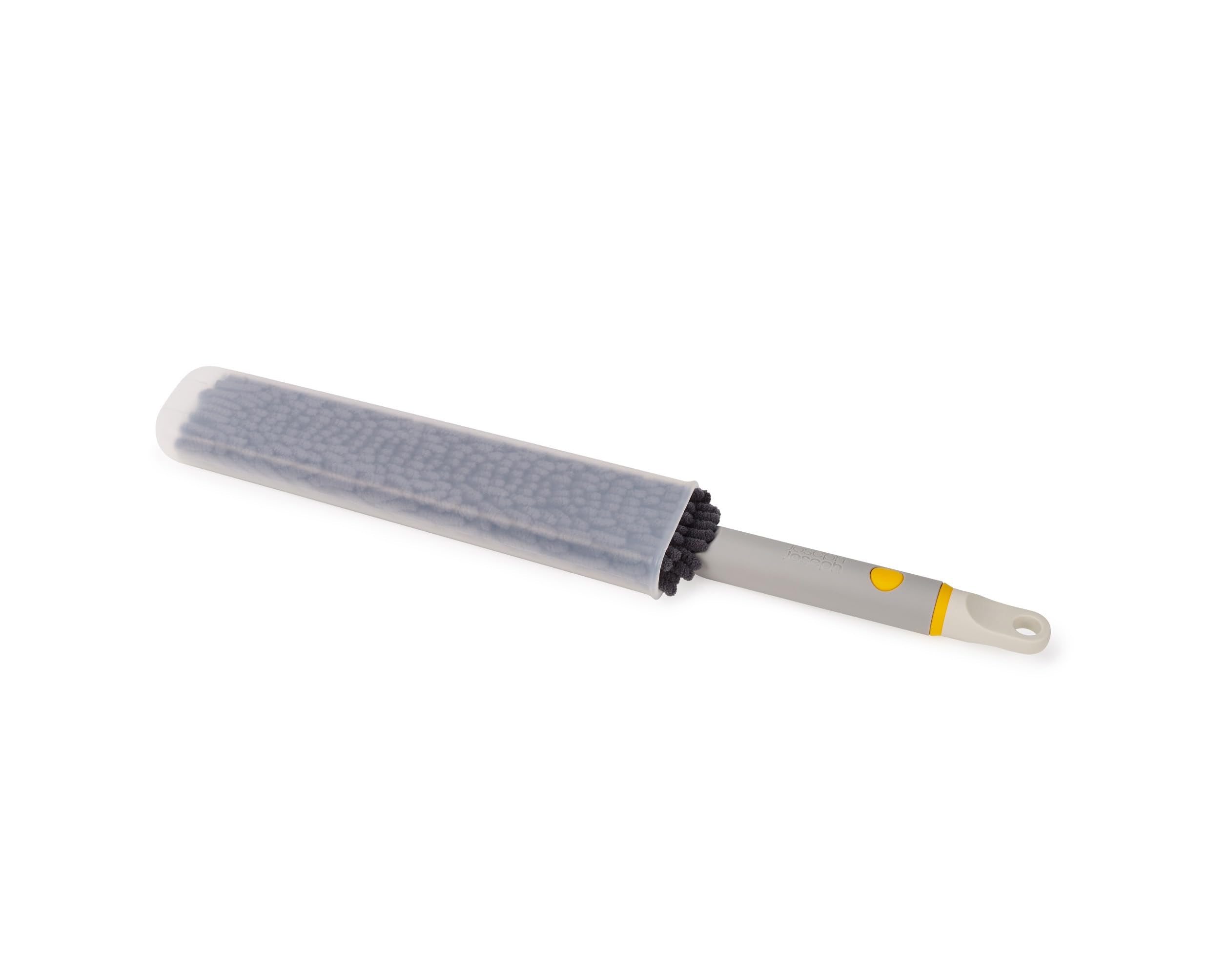 Joseph Joseph CleanTech 3-in-1 Duster with Storage Sheath | Microfiber & Noodle Fabric | Light Stone