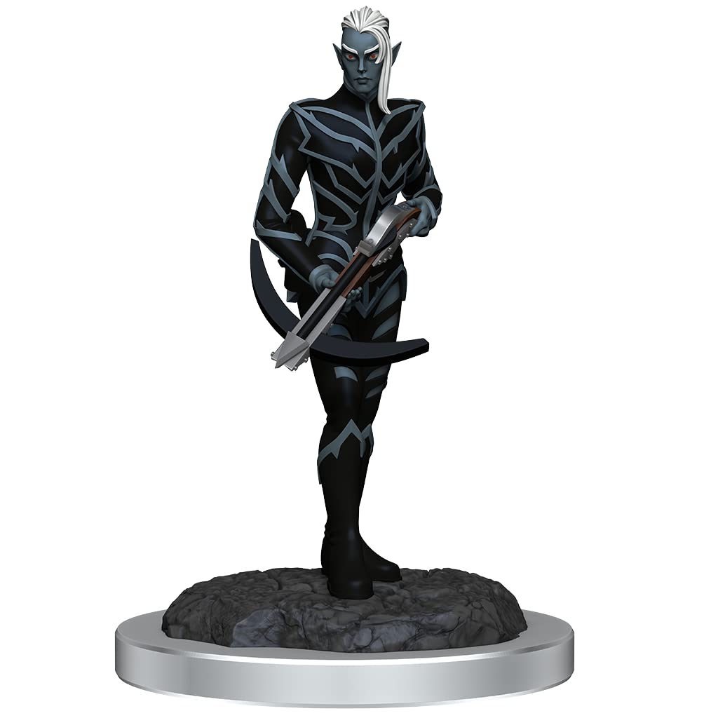 WizKids Dungeons & Dragons Nolzur's Marvelous Unpainted Miniatures - Drow Fighters | Plastic 2