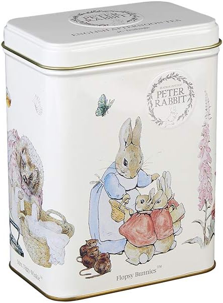 New English Teas - Peter Rabbit Tea Caddy with 40 English Afternoon Teabags 1