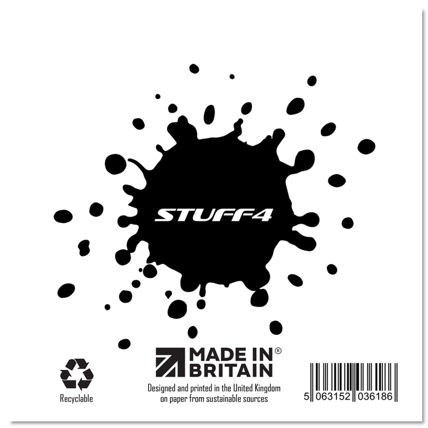 Stuff4 Birthday Card - Graffiti 'Birthday Boy' Design | Blank Inside | 145mm x 145mm