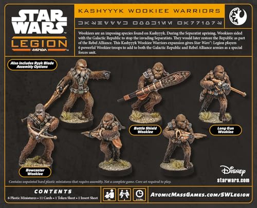 Asmodee Star Wars Legion: Kashyyyk Wookiee Warriors Miniatures Game Expansion 7