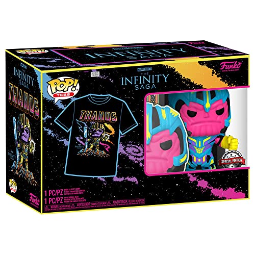 Funko Pop! Marvel - Thanos Vinyl Figure & T-Shirt Bundle (63603)