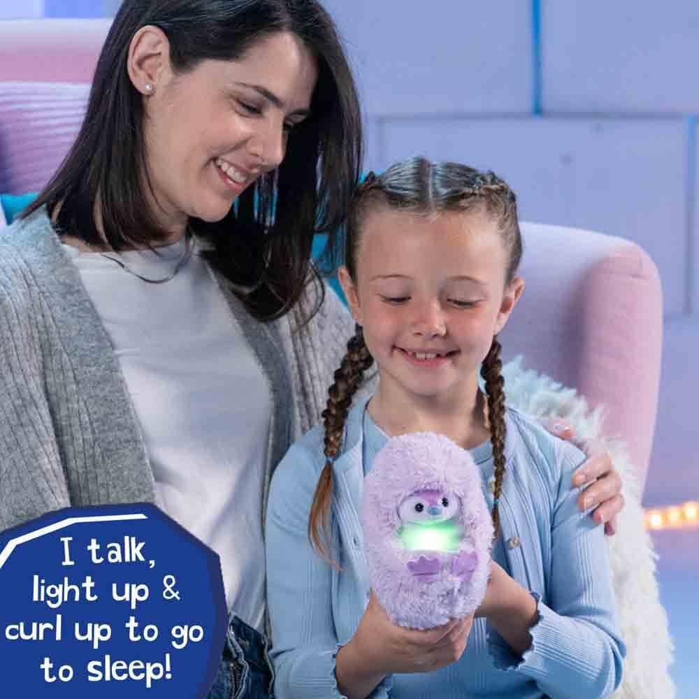 Curlimals Pip Penguin Arctic Glow Interactive Plush Toy - Light-Up & Talking Soft Toy for Kids 19