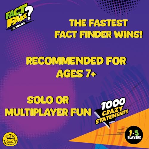 Bear Faced Games Fact or Fake? Ultimate Interactive Quiz Board Game 15